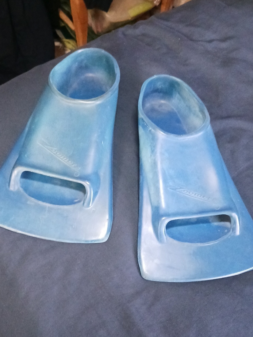 Blue Swim Training Fins - Unbranded